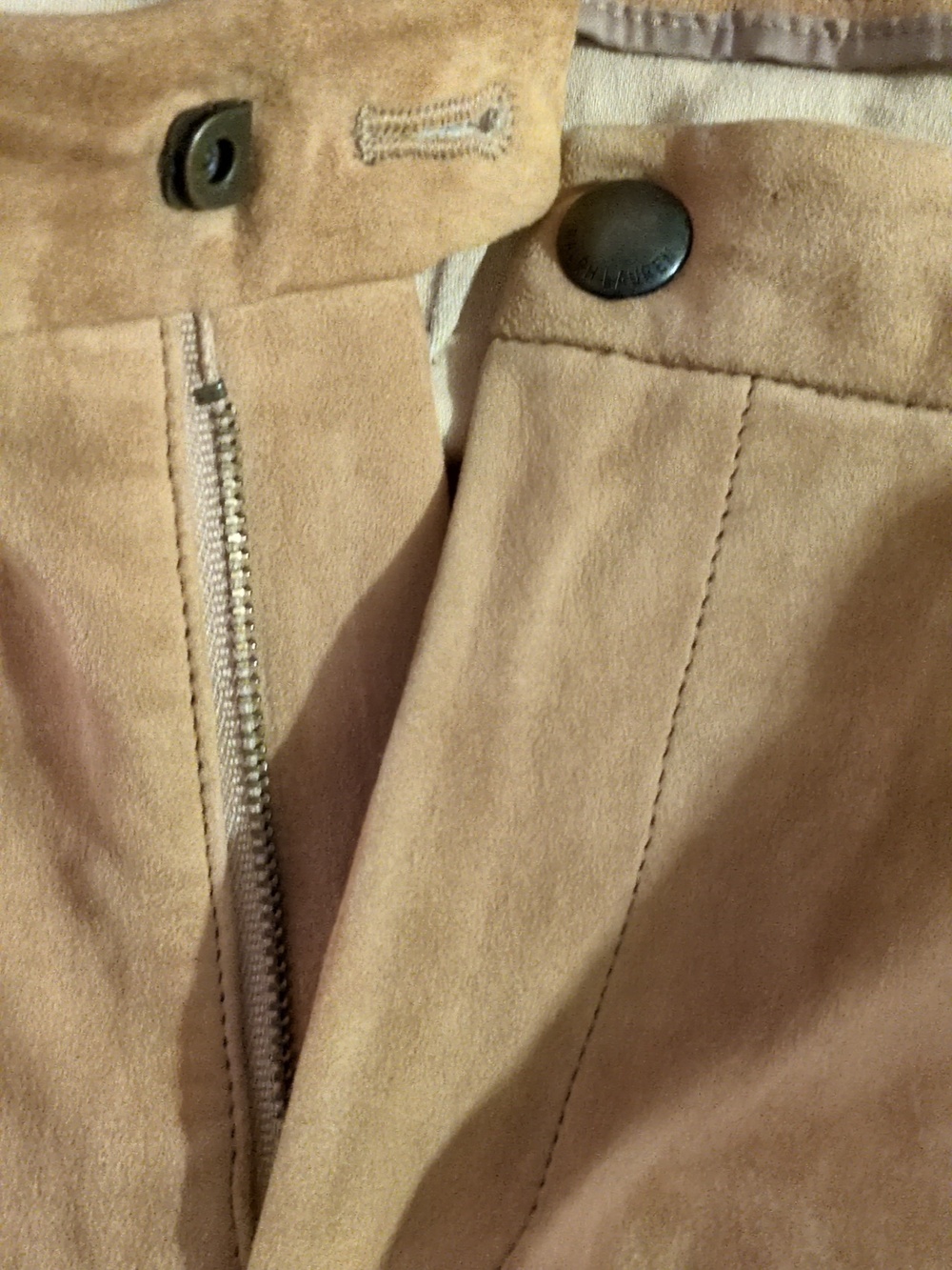 Suede Riding Breeches in Tan Ralph Lauren - Picture 13 of 16